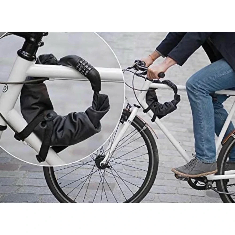 Secure Bike Bag - Waterprof, Anti-Cut Material, 12 mm Cable Lock, 4 Digit Lock